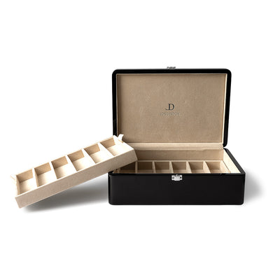 Klavierlack-schwarze Sammlerbox aus Holz